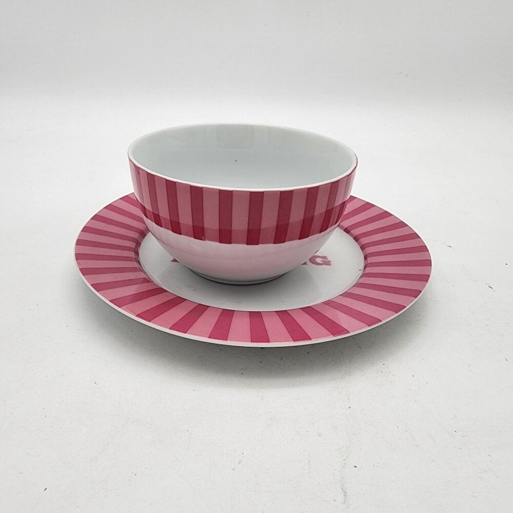 Cake Boss Bowl and Plate Set Pink